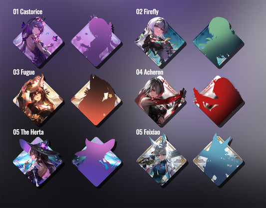 Honkai: Starrrail Acrylic Charms Collection
